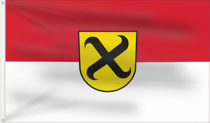 Drapeau, avec deux œillets métalliques et guindant renforcé : Pleidelsheim (Region Stuttgart)