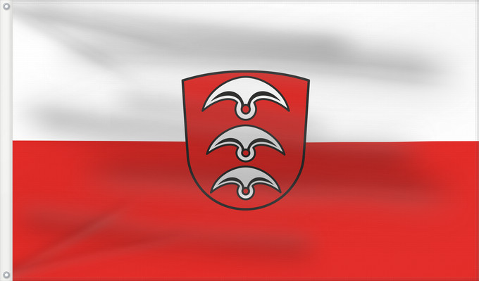 Flagge, mit zwei Metallösen und verstärktem Besatzband: Fellbach (Region Stuttgart)