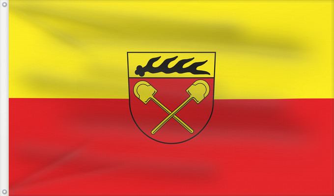 Flagge, mit zwei Metallösen und verstärktem Besatzband: Schorndorf (Region Stuttgart)