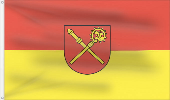 Flagge, mit zwei Metallösen und verstärktem Besatzband: Schwaikheim (Region Stuttgart)