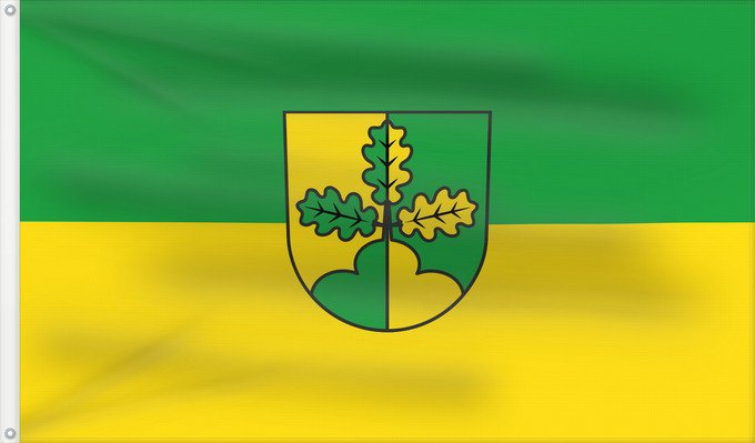 Bandera, con dos ojales metálicos y lado del asta reforzado: Spiegelberg (Region Stuttgart)