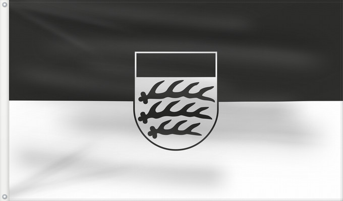Drapeau, avec deux œillets métalliques et guindant renforcé : Waiblingen (Region Stuttgart)
