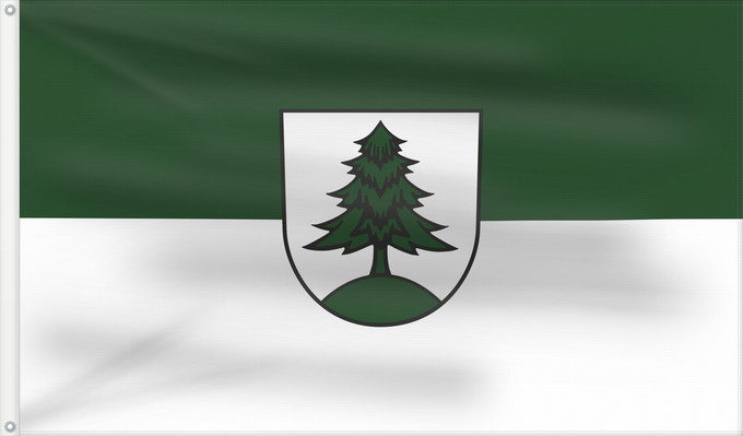 Bandera, con dos ojales metálicos y lado del asta reforzado: Welzheim (Region Stuttgart)