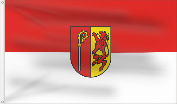Bandera, con dos ojales metálicos y lado del asta reforzado: Abstatt (Nördliches Baden-Württemberg)