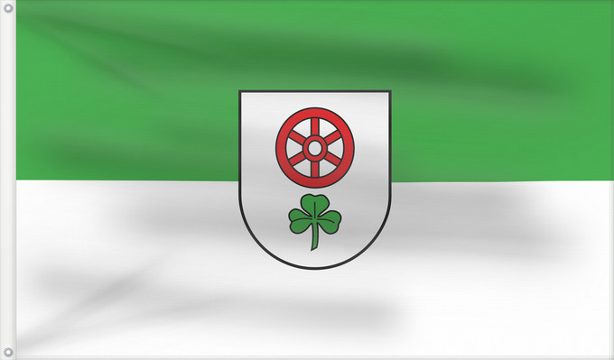 Bandera, con dos ojales metálicos y lado del asta reforzado: Cleebronn (Nördliches Baden-Württemberg)