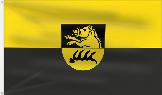 Bandera, con dos ojales metálicos y lado del asta reforzado: Eberstadt (Nördliches Baden-Württemberg)