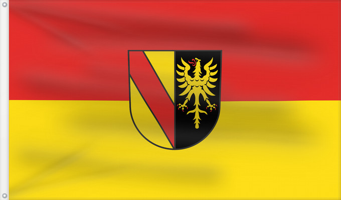 Bandera, con dos ojales metálicos y lado del asta reforzado: Eppingen (Nördliches Baden-Württemberg)