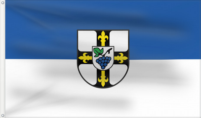 Bandera, con dos ojales metálicos y lado del asta reforzado: Erlenbach (Nördliches Baden-Württemberg)