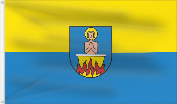 Bandera, con dos ojales metálicos y lado del asta reforzado: Flein (Nördliches Baden-Württemberg)