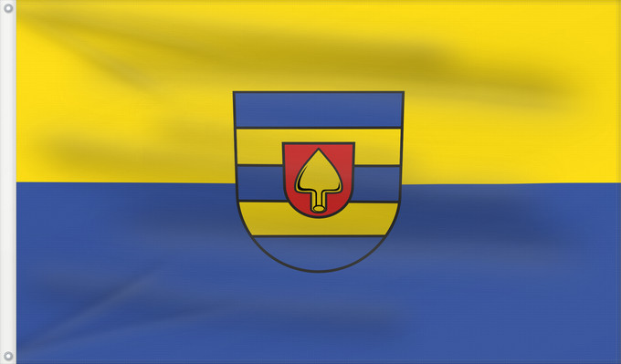 Bandera, con dos ojales metálicos y lado del asta reforzado: Ittlingen (Nördliches Baden-Württemberg)