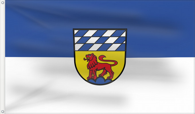 Bandera, con dos ojales metálicos y lado del asta reforzado: Löwenstein (Nördliches Baden-Württemberg)