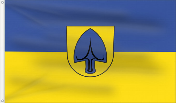 Bandera, con dos ojales metálicos y lado del asta reforzado: Nordheim (Nördliches Baden-Württemberg)