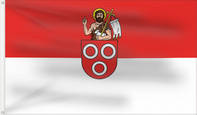 Bandera, con dos ojales metálicos y lado del asta reforzado: Schwaigern (Nördliches Baden-Württemberg)