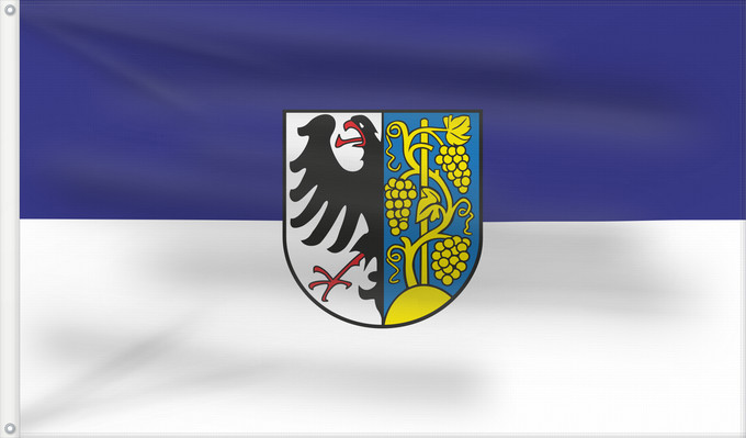 Flagge, mit zwei Metallösen und verstärktem Besatzband: Weinsberg (Nördliches Baden-Württemberg)