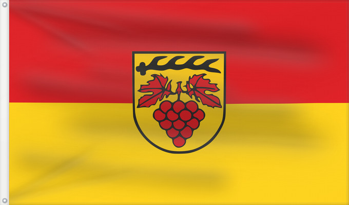 Bandera, con dos ojales metálicos y lado del asta reforzado: Bretzfeld (Nördliches Baden-Württemberg)