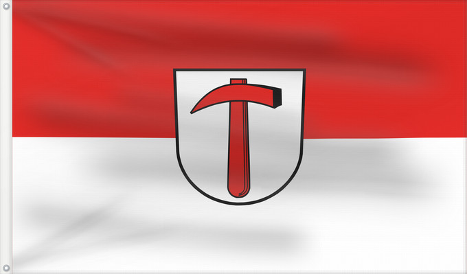 Bandera, con dos ojales metálicos y lado del asta reforzado: Neuenstein (Nördliches Baden-Württemberg)