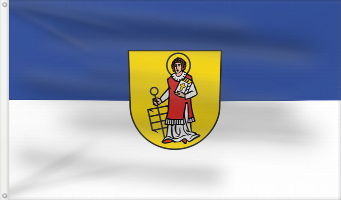 Bandera, con dos ojales metálicos y lado del asta reforzado: Niedernhall (Nördliches Baden-Württemberg)