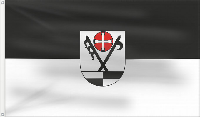 Flagge, mit zwei Metallösen und verstärktem Besatzband: Schwäbisch Hall (Kreis)
