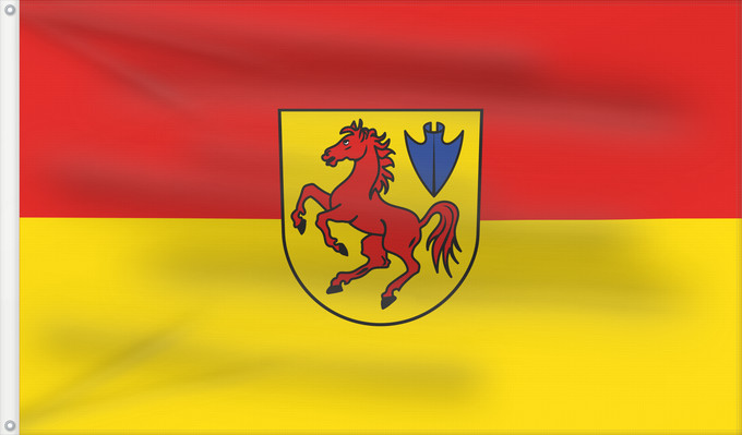 Bandera, con dos ojales metálicos y lado del asta reforzado: Michelfeld (Nördliches Baden-Württemberg)