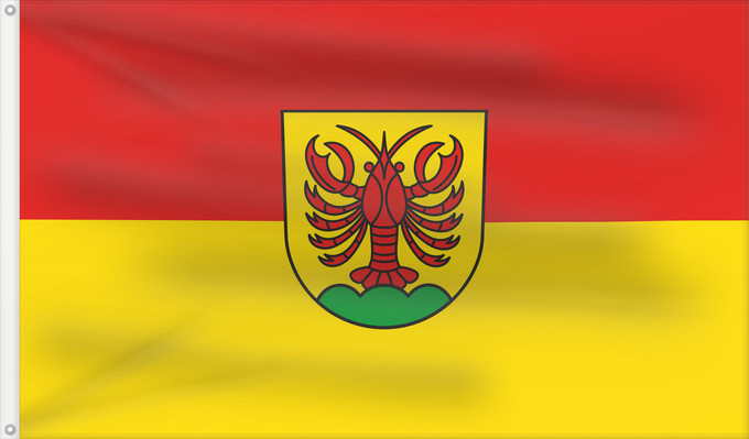 Bandera, con dos ojales metálicos y lado del asta reforzado: Kreßberg (Nördliches Baden-Württemberg)