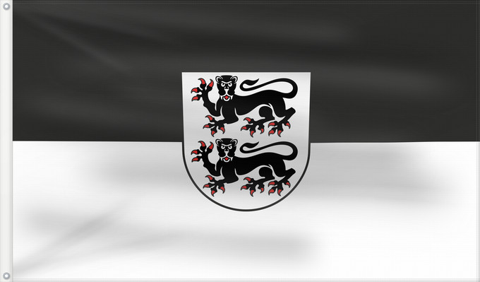 Bandera, con dos ojales metálicos y lado del asta reforzado: Creglingen (Nördliches Baden-Württemberg)