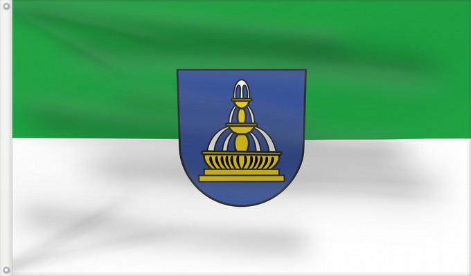 Bandera, con dos ojales metálicos y lado del asta reforzado: Külsheim (Nördliches Baden-Württemberg)