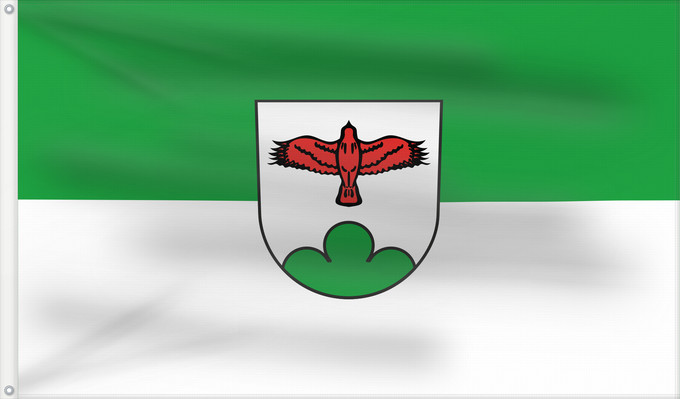 Bandera, con dos ojales metálicos y lado del asta reforzado: Gerstetten (Schwäbische Alb)
