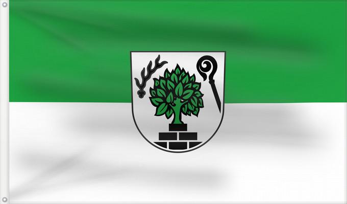 Drapeau, avec deux œillets métalliques et guindant renforcé : Steinheim am Albuch (Schwäbische Alb)
