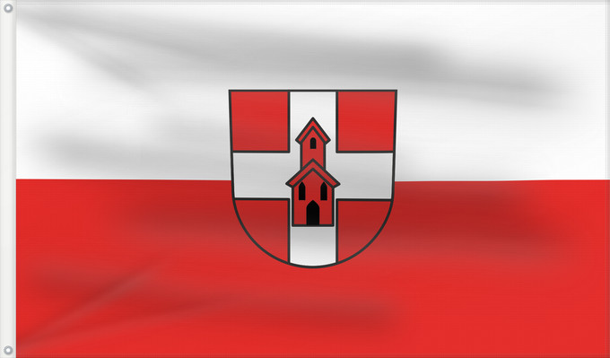 Flag, with two metal eyelets and reinforced hoist: Mutlangen (Schwäbische Alb)