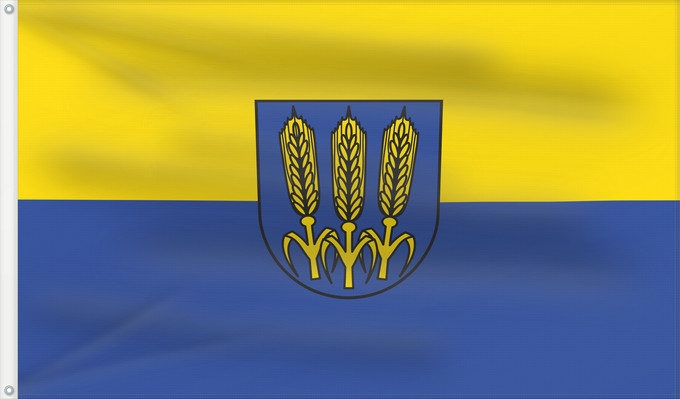 Flag, with two metal eyelets and reinforced hoist: Obergröningen (Schwäbische Alb)