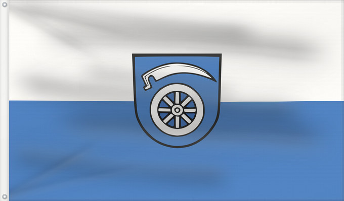 Flagge, mit zwei Metallösen und verstärktem Besatzband: Ruppertshofen (Schwäbische Alb)