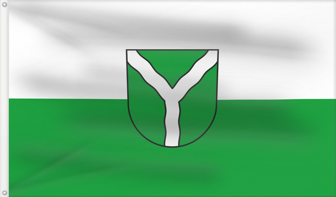 Flag, with two metal eyelets and reinforced hoist: Spraitbach (Schwäbische Alb)