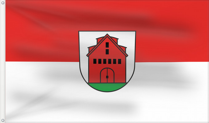 Flag, with two metal eyelets and reinforced hoist: Stödtlen (Schwäbische Alb)