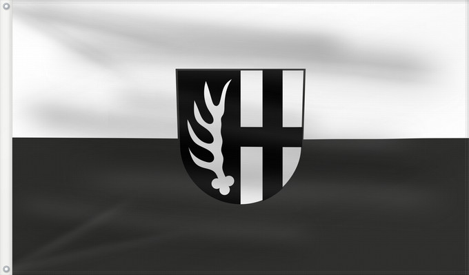 Flag, with two metal eyelets and reinforced hoist: Unterschneidheim (Schwäbische Alb)