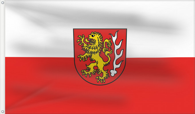 Flag, with two metal eyelets and reinforced hoist: Rainau (Schwäbische Alb)