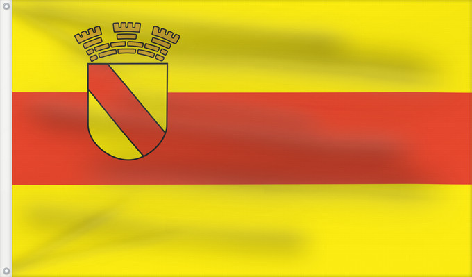 Flagge, mit zwei Metallösen und verstärktem Besatzband: Baden-Baden (Nördlicher Schwarzwald)