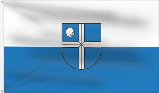 Flagge, mit zwei Metallösen und verstärktem Besatzband: Bruchsal (Nördliches Baden-Württemberg)
