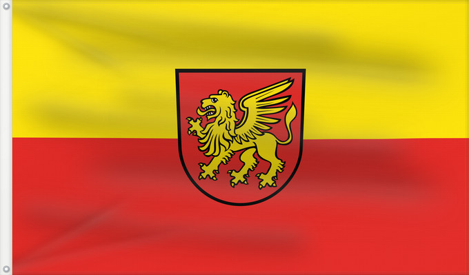 Flag, with two metal eyelets and reinforced hoist: Marxzell (Nördlicher Schwarzwald)