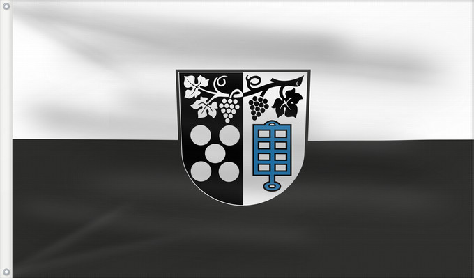Flagge, mit zwei Metallösen und verstärktem Besatzband: Oberderdingen (Nördliches Baden-Württemberg)