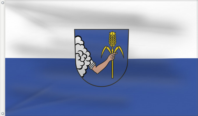 Flag, with two metal eyelets and reinforced hoist: Sulzfeld (Nördliches Baden-Württemberg)