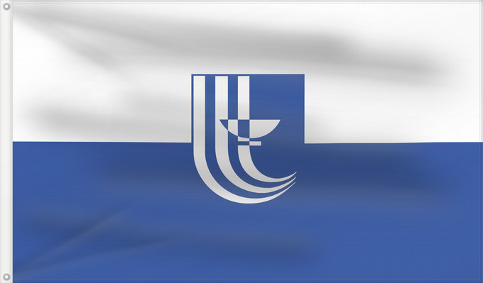 Flagge, mit zwei Metallösen und verstärktem Besatzband: Karlsbad (Nördlicher Schwarzwald)