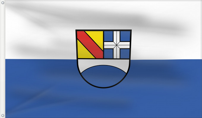 Flag, with two metal eyelets and reinforced hoist: Pfinztal (Nördlicher Schwarzwald)