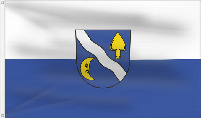Flag, with two metal eyelets and reinforced hoist: Waldbronn (Nördlicher Schwarzwald)