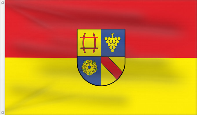 Flagge, mit zwei Metallösen und verstärktem Besatzband: Rastatt (Kreis)
