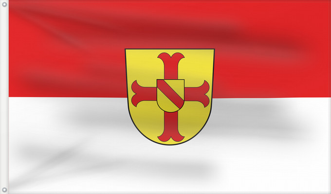 Flagge, mit zwei Metallösen und verstärktem Besatzband: Bietigheim (Nördlicher Schwarzwald)