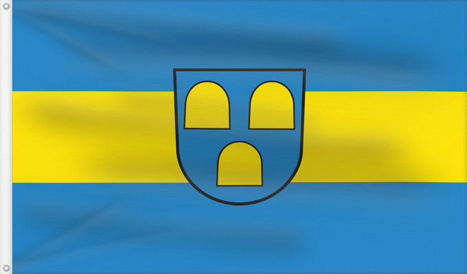Flag, with two metal eyelets and reinforced hoist: Bühl (Nördlicher Schwarzwald)