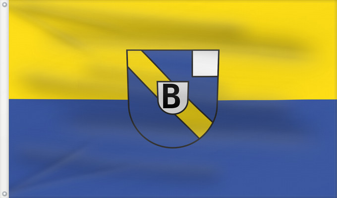Flag, with two metal eyelets and reinforced hoist: Bühlertal (Nördlicher Schwarzwald)