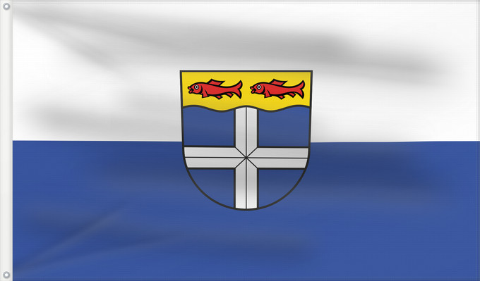 Flag, with two metal eyelets and reinforced hoist: Elchesheim-Illingen (Nördlicher Schwarzwald)