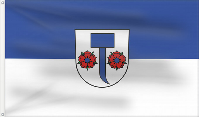 Flag, with two metal eyelets and reinforced hoist: Muggensturm (Nördlicher Schwarzwald)