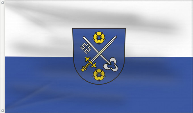 Flag, with two metal eyelets and reinforced hoist: Rheinmünster (Nördlicher Schwarzwald)
